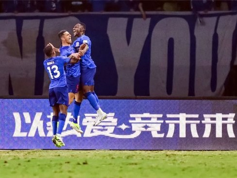 中超德比申花1-0海港，负分清零转正