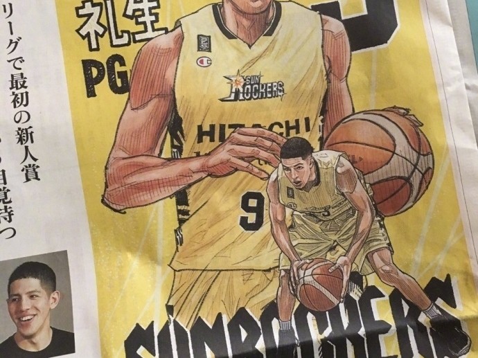 井上雄彦挥毫报端：那些在新闻纸间跃动的篮球瞬间